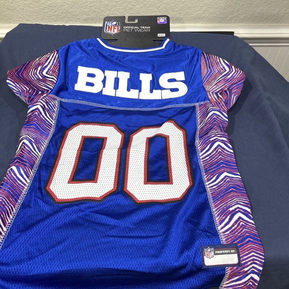 Pets First NFL Zubaz Buffalo Bills Mesh Jersey for Dogs Size XXL